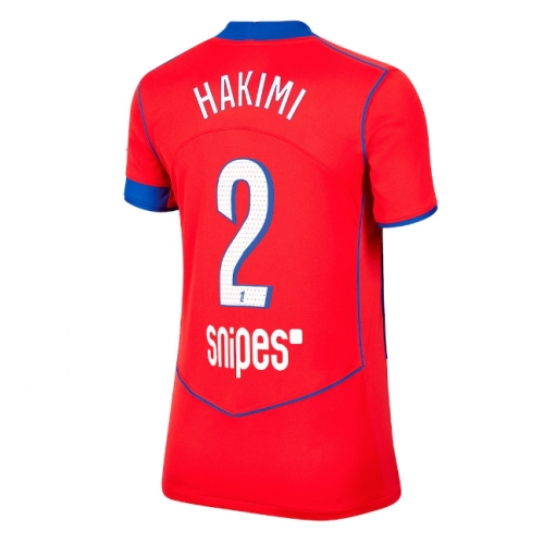 Billige Fotballdrakt Paris Saint-Germain Achraf Hakimi #2 Replika Tredjedrakt Dame 2025-26 Kortermet Billige Fotballdrakt Paris Saint-Germain Achraf Hakimi #2 Replika Tredjedrakt Dame 2025-26 Kortermet
